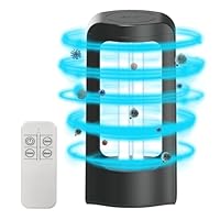 SANSI UV Lampe Desinfektion 42W, UVC Sterilisationslampe mit Fernbedienung, Starke UVC Keimtötende Lampe (254nm Wellenlänge), Tragbar UV-Sterilisator für Schlafzimmer, Hotel, Küche, Bad - Ozonfrei