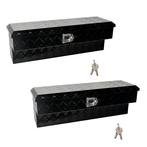 Aluminum Side Mount Truck Tool Box Set (2 Pieces)