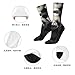 XZDWPY Panda in the water Unisex Mid-Calf Socks 2 Black-2 Polyester Skin-Friendly Moisture-Wicking Fashionable Crew Socks