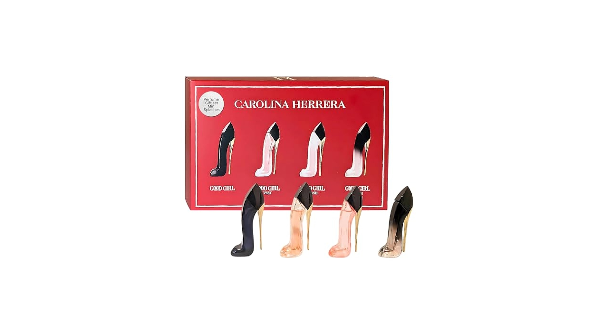 Good Girl 香水ボトルセット 4個入り Amazon.com : Carolina Herrera Good Girl Perfume for Women 4