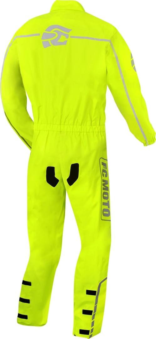 FC-Moto Rain Tuta antipioggia Moto Intero, giallo, S