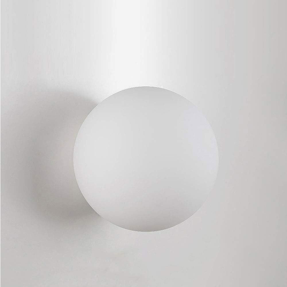 TRIVIDHA Applique da Parete Moderne Lampada da Soffitto Circolare in Vetro Lampada da Parete A Sfera in Vetro per Ristorante Soggiorno Comodino Scale Portico Balcone Camera da Letto Corridoio