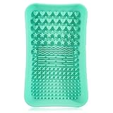 Makeup Brush Cleaner Mat, Make up Brush Cleaner Mat Pad, Silicone Brush Cleaning Mat, Paint Brush Cl