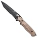Benchmade - Nimravus 141 Knife, Tanto Blade, Serrated Edge, Coated Finish, Sand Handle