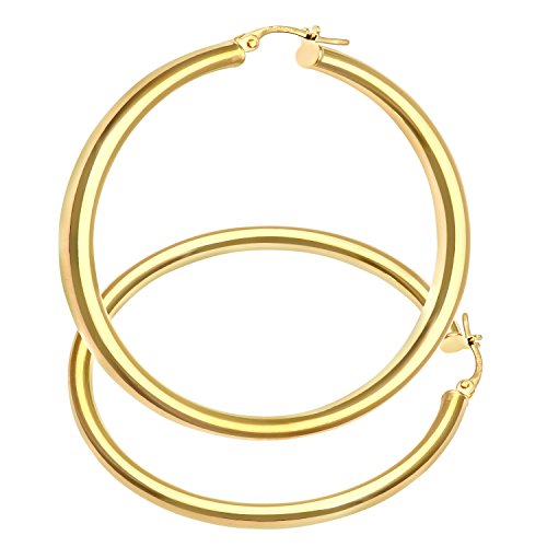 Preisvergleich Produktbild Citerna Damen-Creolen 375 Gelbgold 9 Karat