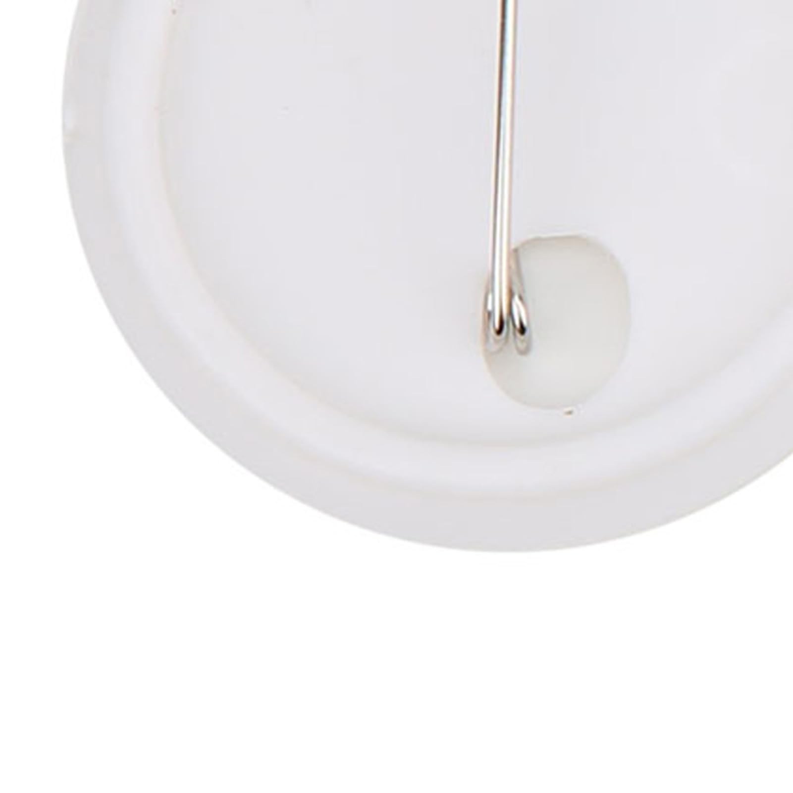 200 Ensembles de Pièces de Bouton Arrière Vierges, 37 mm, Recharge de Badge Rond, Matériaux en Fer Kit de Fabrication de Boutons