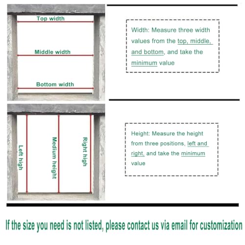Ventanas corredizas de aluminio para casa exterior de 93x50cm con vidrio templado 3