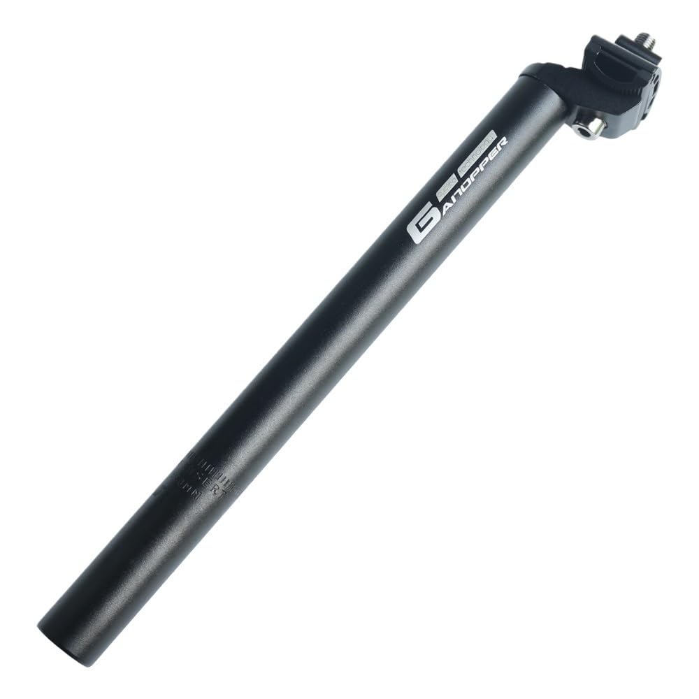 JIASHUNHE Bike Seat Post Bicycle Seatpost 25.4 27.2 28.6 30.9 31. 350/450mm Long Fixed Gear MTB Mountain Road Bike Extension Seat Post Tube Saddle Pole(30.9X 350mm)