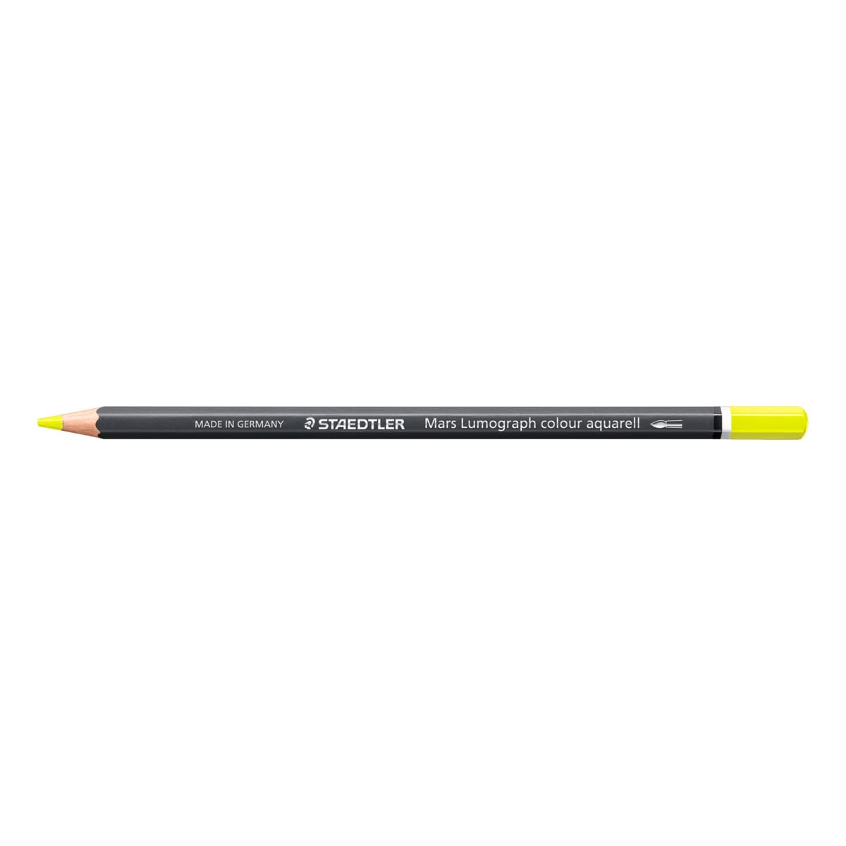 STAEDTLER Watercolour Pencil - Lime Yellow - Mars Lumograph Colour Aquarell - Pack of 6, 104-155
