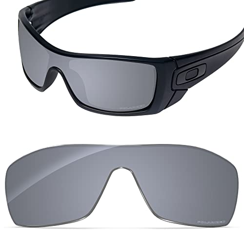 Image of Performance Replacement Lenses Compatible with Oakley Batwolf OO9101 Polarized, UV Protection, Anti-Scratch