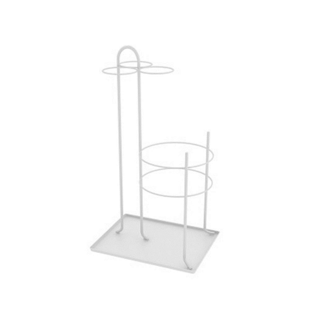 Porte-parapluie blanc géométrique pour un accueil chaleureux et poétique