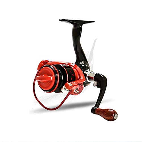 OmeHoin Mini carrete giratorio 12+1 BB Carrete de pesca ultraligero de carpa 4.8:1 relación de engranaje de aluminio marco señuelo de pesca suave libre carrete de repuesto para río lago mar Cover