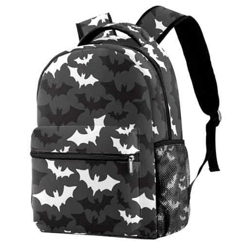 Sac à dos d'école Halloween multicolore 29.4x20x40cm pour adolescents