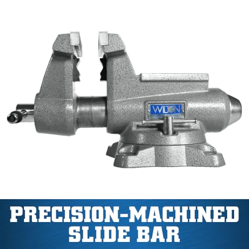 Image of Wilton Mechanics Pro Bench Vise, 6-1 /2 inch Jaw Width, 6 inch Jaw Opening, 4-3 /8 inch Throat (Model 865M)
