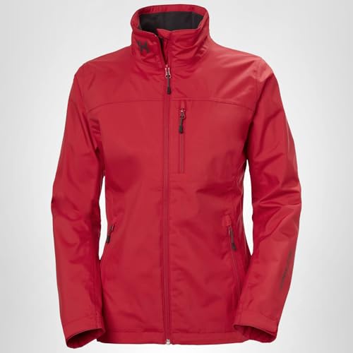 Miniatura 8 de Helly Hansen 30297 162-Xs Crew Chaqueta De Vela Impermeable A Prueba De Viento Transpirable, Rojo, Xs Para Mujer
