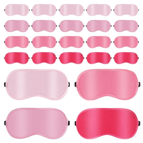 Janmercy 24 Pack Pink Sleeping Eye Mask Bulk for Bachelorette Slumber Sleepover Spa Wedding Party Blindfold Eye Mask Cover for Women Men — gift idea for moms · $13.99
