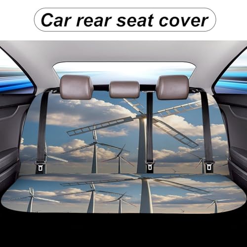 Funda para asiento trasero de coche universal protectora de poliéster 5