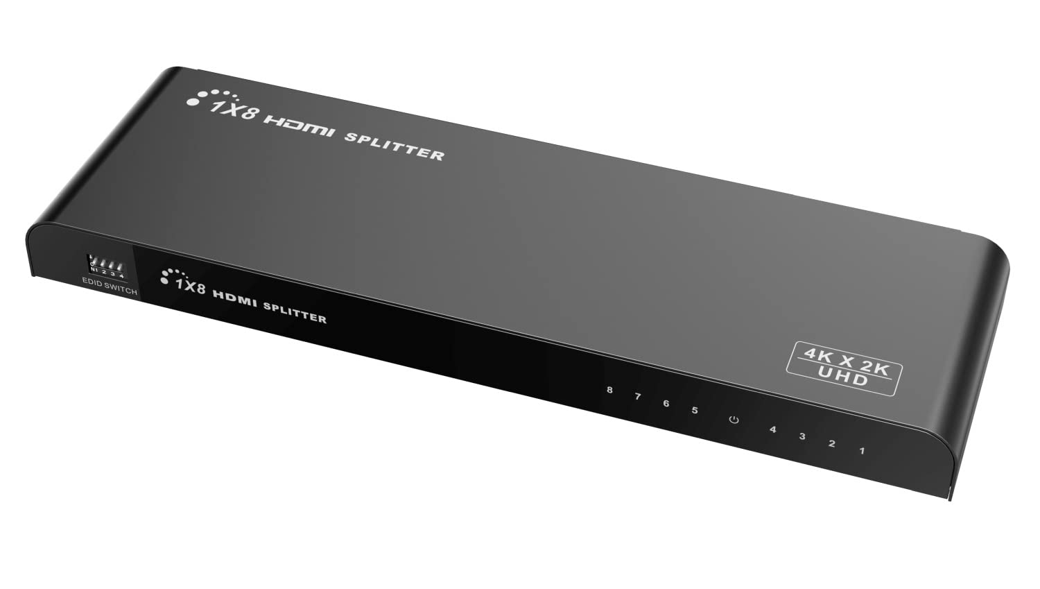 Premium Cord HDMI 2.0 Répartiteur 1-8 connecteurs 4K x 2K / 60Hz Full HD 3D Noir