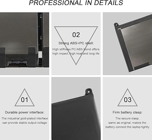 Image of Laptrix MXV9V Laptop Battery Compatible for Dell Latitude 5300 5310 7300 7400 E5310 E5300 E7300 E7400 Inspiron 7300 7306 2-in-1 Latitude 5300 5310 2-in-1 Series 0829MX 5VC 2M 05V C2M 829MX
