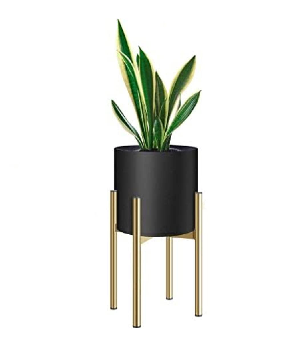 neumark impex Iron Indoor Outdoor Living Home Garden Flower Planter Pot Stand with Planter (7x12 inch) (Pack of 1) (Black) (B083TGSJ8P) Amazon Price History, Amazon Price Tracker