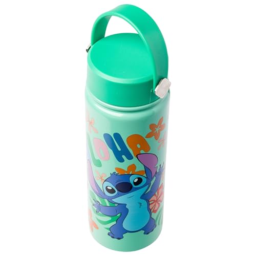 Image of Silver Buffalo Disney Lilo and Stitch, Stainless Steel Water Bottle, 20oz