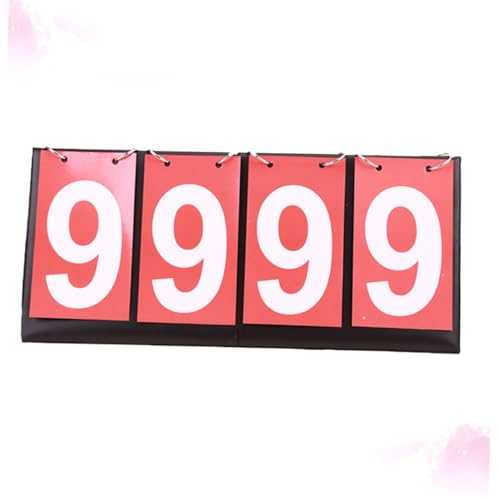 Marcador de mesa VOSAREA para baloncesto rojo PVC miniatura 4