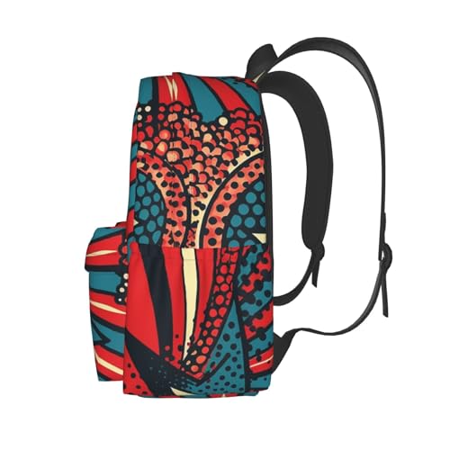 Travel Backpack for Women Men White Five Pointed Star Casual Daypack Large Capacity Nurse Bag3