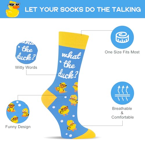 Image of Funny Socks for Women and Teenage Girls, Cute Crazy Unique Novelty Gifts | Gifts for Valentines Birthdays Easter Mothers Day Christmas Stocking Stuffers