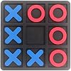 Juego de Mesa Tres en Línea, Juego de Mesa Familiar Clásico | Juego de Tres en Línea para Niños, Juego de Tres en Línea de Plástico, Tamaño del Tablero 15 X 15 cm 2