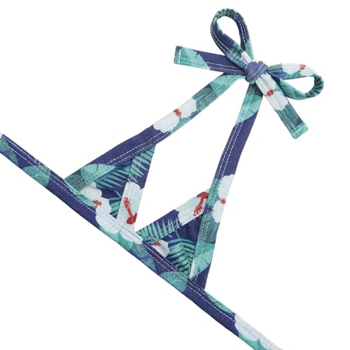 Image of CuteBone Dog Bikini Dress, Stylish Swimsuit Costume for Small Dogs, Comfortable & Adjustable Puppy Bathing Suit, Soft Outfit Pet Apparel for Beach, Pool and Summer Fun DB47L