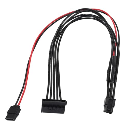 Cable adaptador de alimentación Mini6Pin a SATA 30cm y 35cm miniatura 5