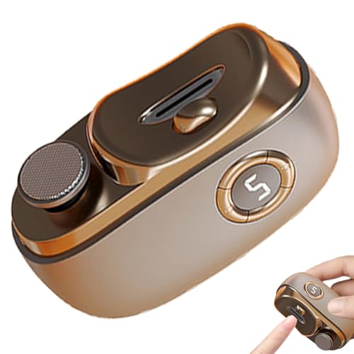 Cortaúñas eléctrico, recortador de uñas recargable por USB, cortaúñas LED, 3 ajustes de velocidad, almacenamiento de chatarra para ancianos, cuidado del bebé, viajes, uso doméstico
