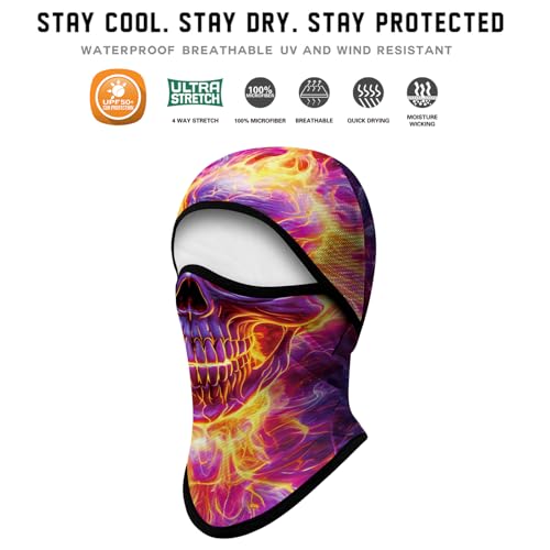 Image of Obacle Balaclava Face Mask Men Women for Sun Protection Motorcycle Fishing Raves