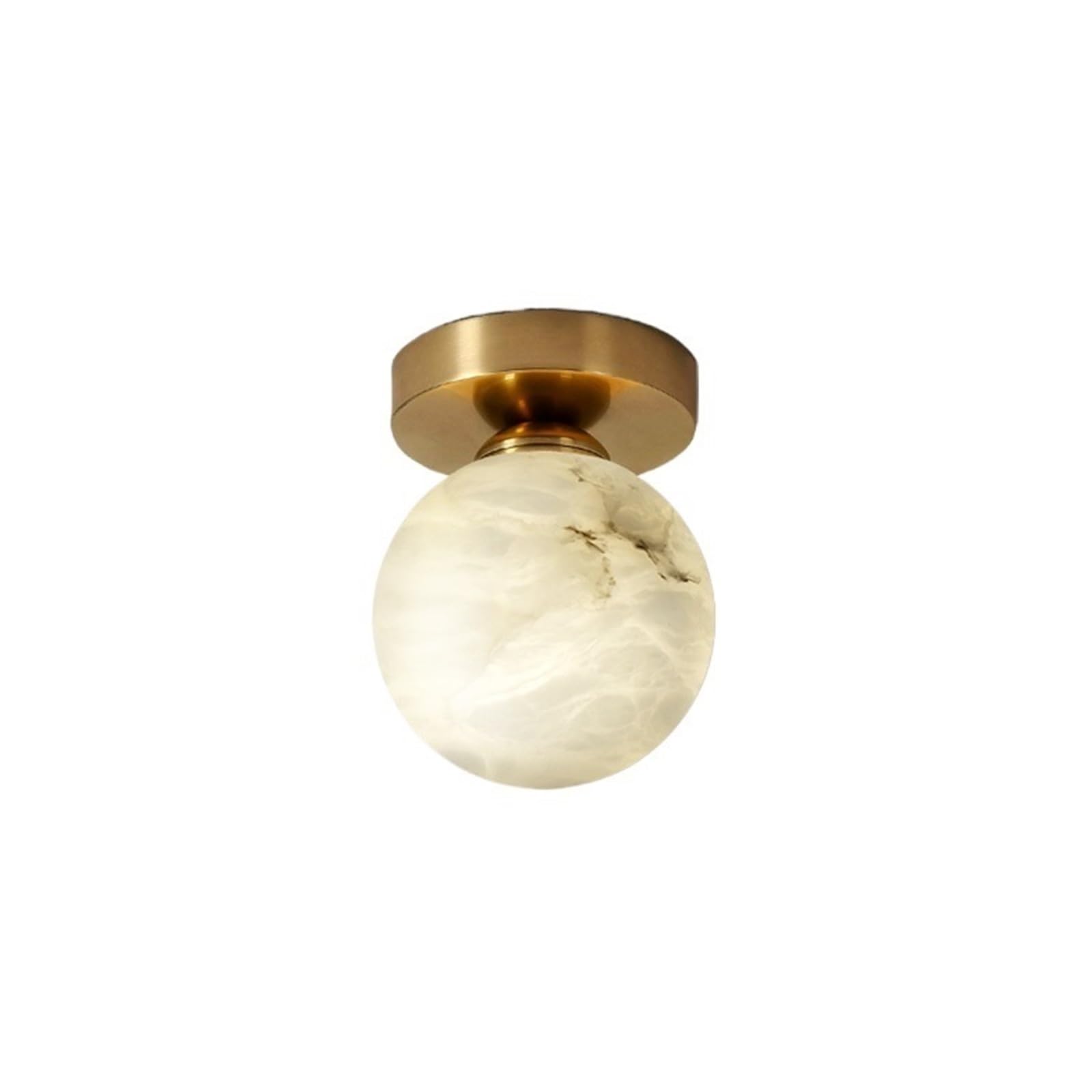 CYairong-22 Ceiling Lighting Creative Luxury Spherical Marble Ceiling Lamp Interior Decoration Lighting Fixture Ceiling Lamp