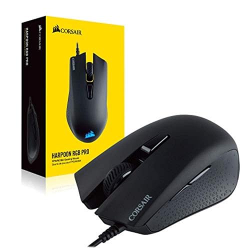 Corsair Harpoon PRO RGB Wired Lightweight FPS/MOBA Gaming Mouse – 12,000 DPI – 6 Programmable Buttons – iCUE Compatible – PC, Mac, PS5, PS4, Xbox – Black - image 8