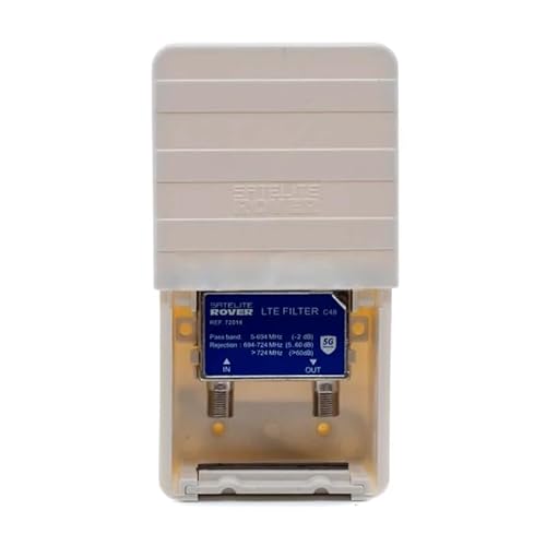 CABLEPELADO - CABLEPELADO Filtre LTE 5G EX2L, passe-bas 60 dB 694 MHz, adaptateur 2° division numérique, 1 entrée, 1 sortie