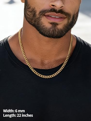 Chaîne pour homme femme acier inoxydable collier de 36-76cm - 2