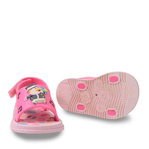 Chinelo Grendene Mundo Bita Descobertas Baby Meninas S: Rosa/G: Rosa 21