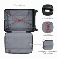 WENGER Skyon L Hartschalenkoffer 103/120 l Erweiterbar Reisekoffer Blau – Ansicht 6