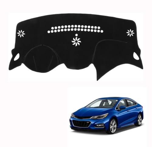 TimiZylvex Dash Cover for Chevrolet Cruze 2016 2017 2018 2019 2020 2021 Dashboard Cover Mat, Sunshade Non-Slip Center Console Sunshield Protector Mat Pad