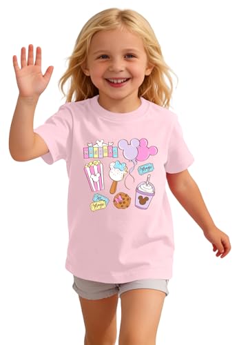 Image of Magical Shirts Women Girls Family Vacation Matching Shirt Magic Kingdom T-Shirt Mommy and Me Trip Short Sleeve Tops