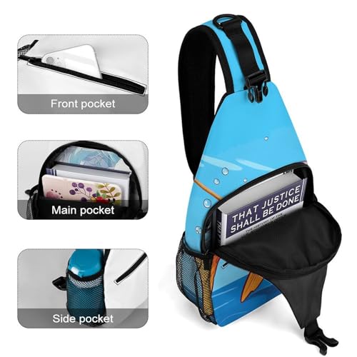 Bolso bandolera multifuncional para viaje y senderismo miniatura 4