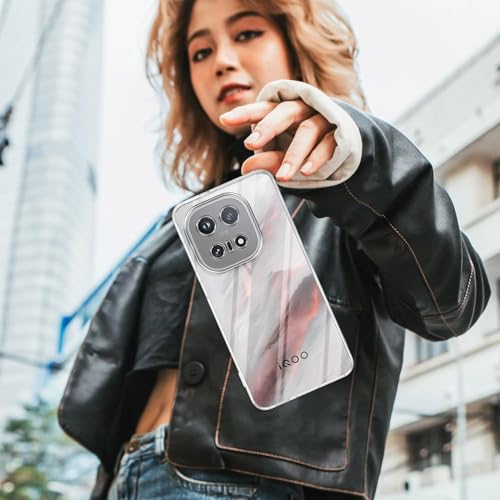 Image of Jkobi Silicone Back Cover Case for Vivo iQOO 15 5G (Clear Shockproof Case with Camera Protection | Soft and Flexible | Transparent)
