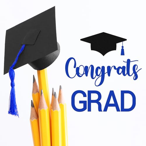Image of Epakh 2026 Graduation Party Decal Sign for Backdrop Letters Peel and Stick Graduation Sticker for Balloon Arch Decorations Party Sign Wall Decor(Blue)