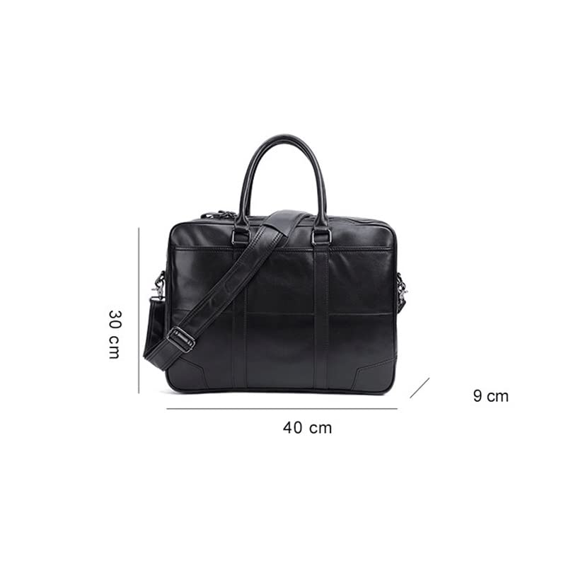 Messenger Bag, Men's Business Handbag Leather Briefcase Bags for Man 15.6 inches Laptop Work Travel Bag2
