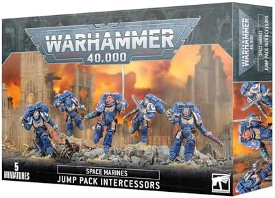 Warhammer Space Marines Jump Pack Intercessors Miniature Figure Kit
