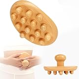 InfiniteRelax Holz-Massager, Cellulite-Massagegerät Roller, Körperbürste Faszienblaster für Cellulite-Entferner, juckende Hautentlastung Körperformung, professionelles Maderoterapia-Kit