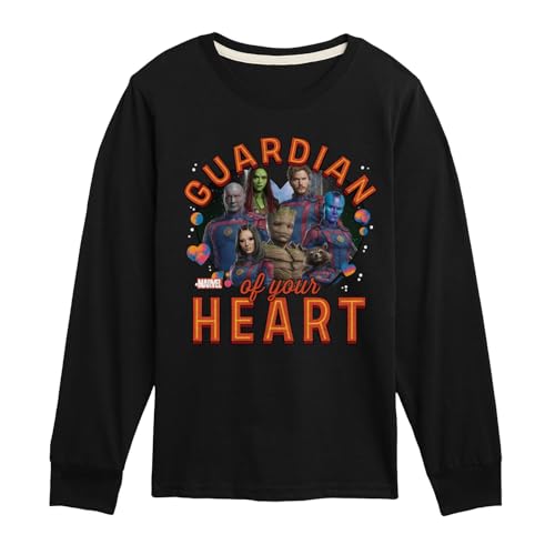 Marvel Guardians of The Galaxy - Guardian of Your Heart Valentine - Toddler and Youth Long Sleeve Graphic T-Shirt