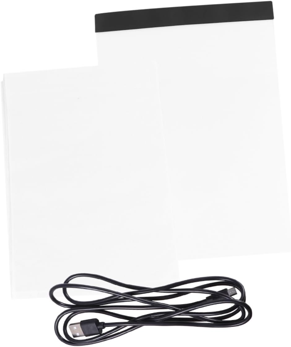 ULDIGI Backlit Copy Board Led Tracing Pad Light up Drawing Pad Writing for Desk of Paper USB Cable