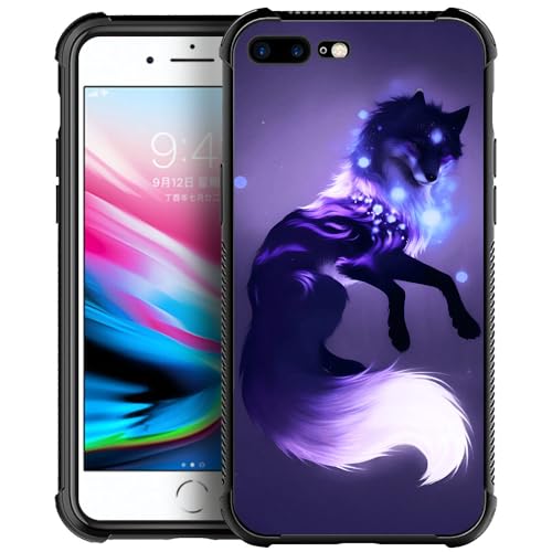 Coque iPhone SE 2020 loup tendance cadeau pour filles et garçons